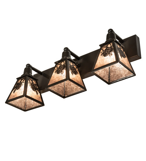 Meyda Tiffany 233629 Three Light Vanity, Timeless Bronze