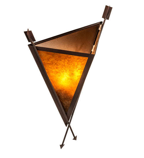 Meyda Tiffany 233675 Two Light Wall Sconce, Distressed Rust