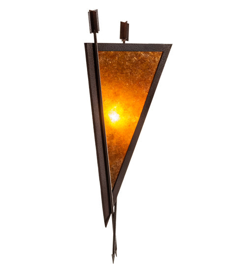 Meyda Tiffany 233675 Two Light Wall Sconce, Distressed Rust