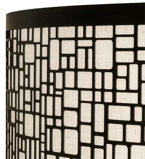 Meyda Tiffany 233735 Four Light Pendant, Flat Black