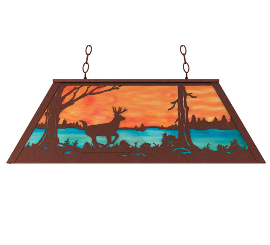Meyda Tiffany 233888 Six Light Pendant, Rust