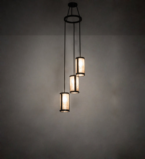 Meyda Tiffany 233900 Three Light Chandelier, Timeless Bronze