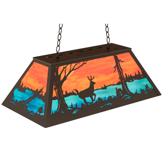 Meyda Tiffany 233909 Six Light Pendant, Timeless Bronze