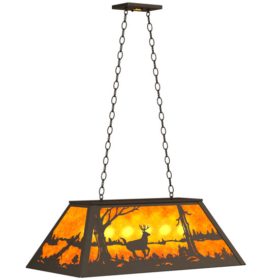 Meyda Tiffany 233927 Six Light Pendant, Oil Rubbed Bronze