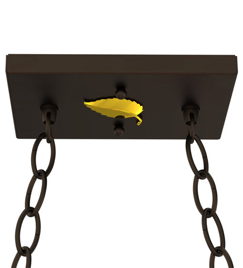 Meyda Tiffany 233927 Six Light Pendant, Oil Rubbed Bronze