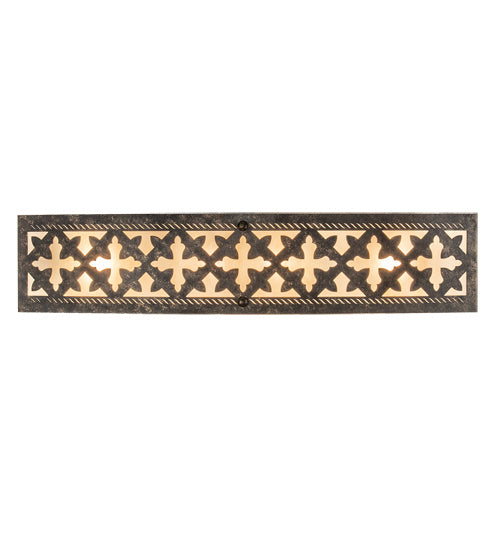 Meyda Tiffany 233939 Four Light Wall Sconce, Golden Bronze