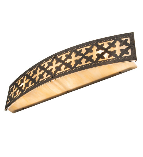 Meyda Tiffany 233939 Four Light Wall Sconce, Golden Bronze