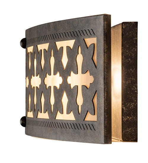 Meyda Tiffany 233939 Four Light Wall Sconce, Golden Bronze