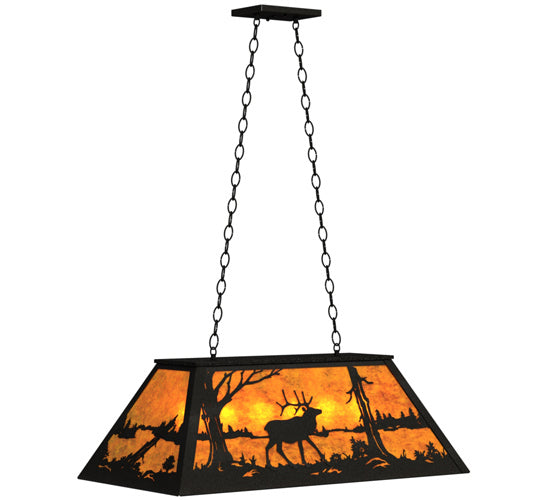 Meyda Tiffany 234140 Six Light Pendant, Textured Black