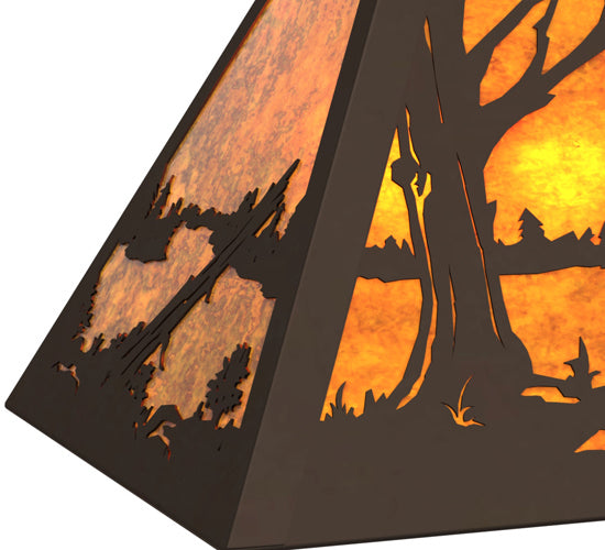 Meyda Tiffany 234159 Six Light Pendant, Oil Rubbed Bronze