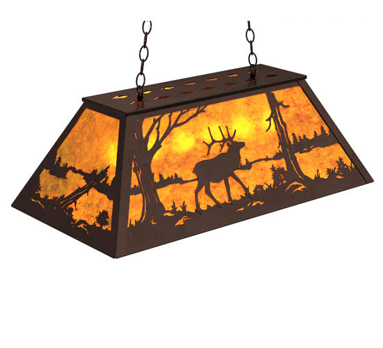 Meyda Tiffany 234163 Six Light Pendant, Mahogany Bronze