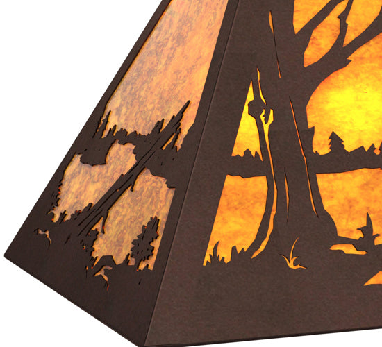 Meyda Tiffany 234163 Six Light Pendant, Mahogany Bronze