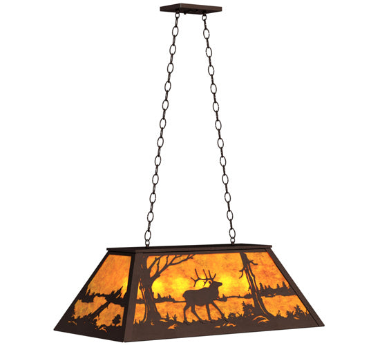 Meyda Tiffany 234163 Six Light Pendant, Mahogany Bronze