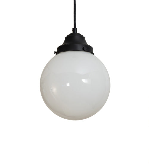 Meyda Tiffany 234342 One Light Pendant, Flat Black