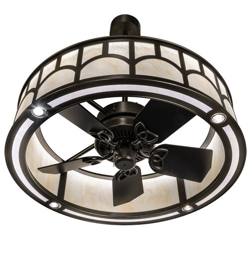 Meyda Tiffany 235135 LED Chandel-Air, Exterior Oil Rubbed Bronze