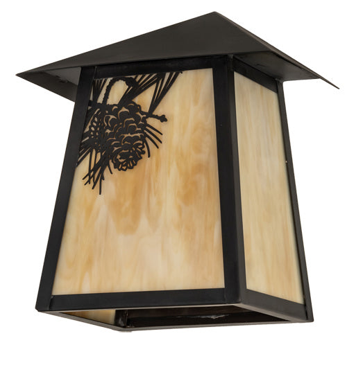 Meyda Tiffany 235269 One Light Wall Sconce, Craftsman Brown