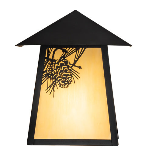 Meyda Tiffany 235269 One Light Wall Sconce, Craftsman Brown
