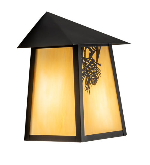 Meyda Tiffany 235269 One Light Wall Sconce, Craftsman Brown