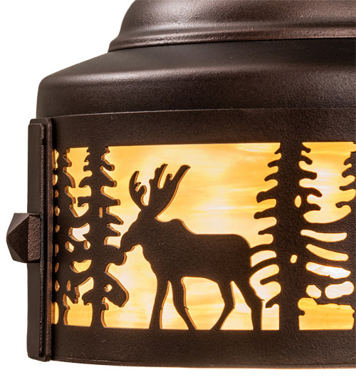Meyda Tiffany 235502 One Light Pendant, Mahogany Bronze