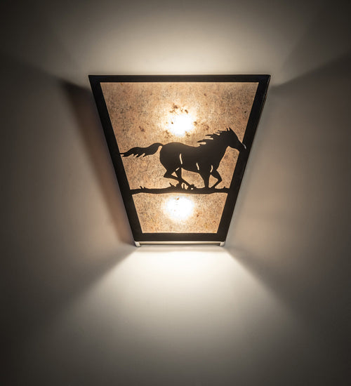 Meyda Tiffany 235509 Two Light Wall Sconce, Timeless Bronze