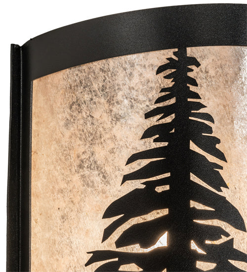 Meyda Tiffany 235698 One Light Wall Sconce, Textured Black
