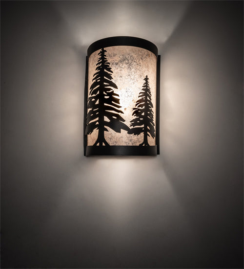 Meyda Tiffany 235698 One Light Wall Sconce, Textured Black