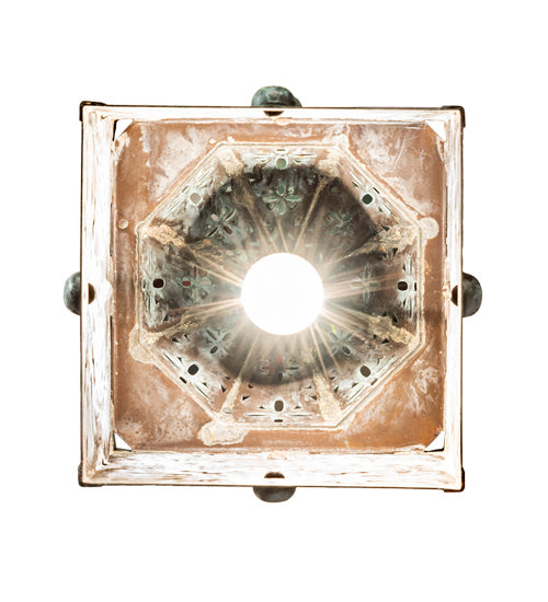 Meyda Tiffany 235838 One Light Pendant, Craftsman Verdi On Brass