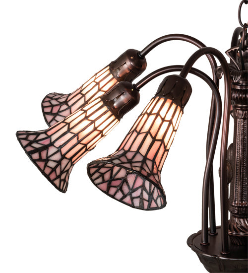 Meyda Tiffany 236532 Seven Light Chandelier, Mahogany Bronze