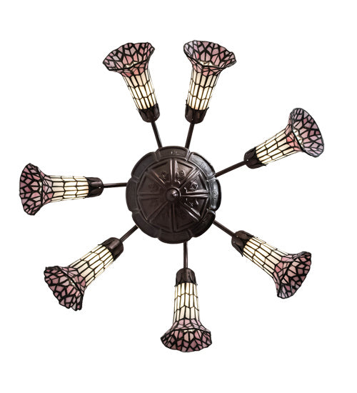 Meyda Tiffany 236533 Seven Light Chandelier, Mahogany Bronze
