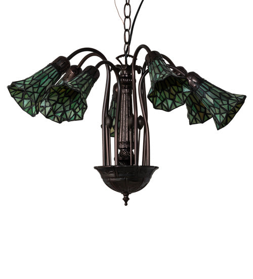 Meyda Tiffany 236537 Seven Light Chandelier, Mahogany Bronze