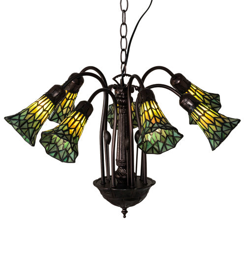 Meyda Tiffany 236537 Seven Light Chandelier, Mahogany Bronze