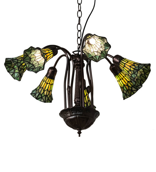 Meyda Tiffany 236537 Seven Light Chandelier, Mahogany Bronze
