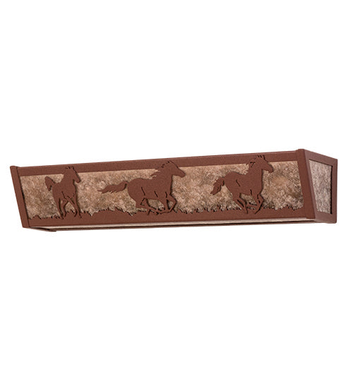 Meyda Tiffany 236602 Four Light Vanity, Rust