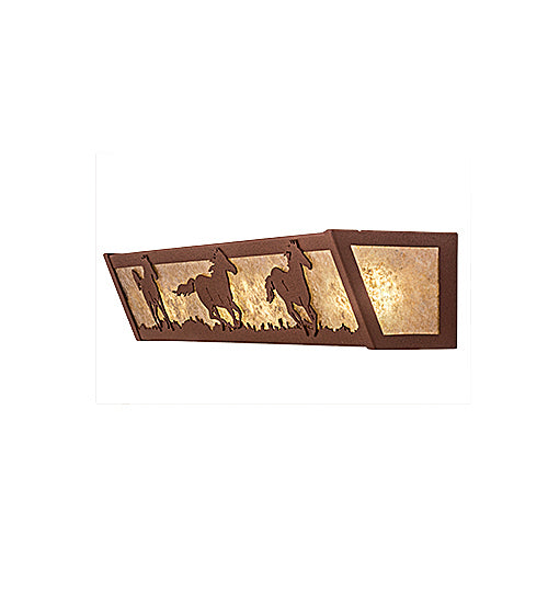 Meyda Tiffany 236602 Four Light Vanity, Rust