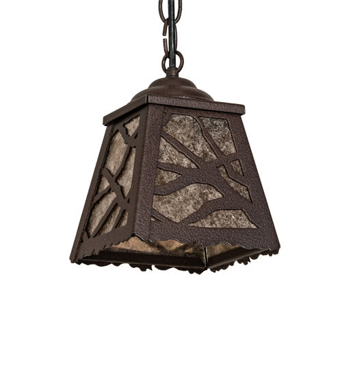 Meyda Tiffany 237100 One Light Pendant, Distressed Rust