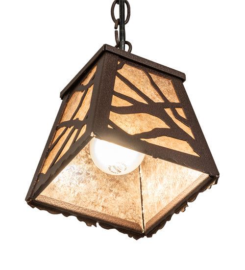Meyda Tiffany 237100 One Light Pendant, Distressed Rust
