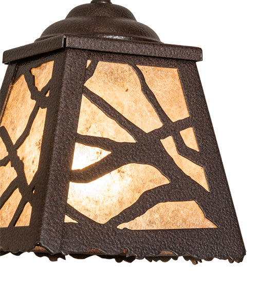 Meyda Tiffany 237100 One Light Pendant, Distressed Rust