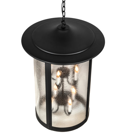 Meyda Tiffany 237415 Eight Light Pendant, Solar Black