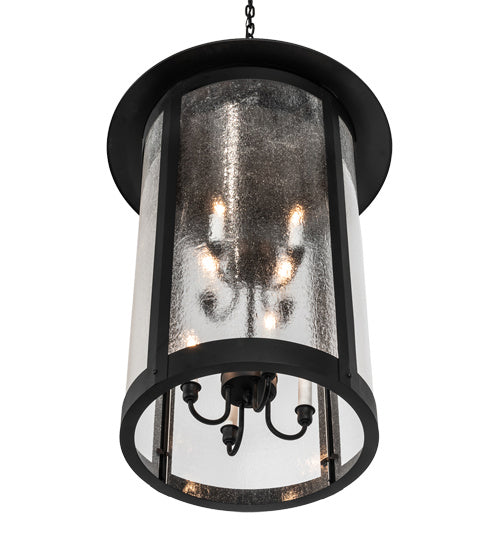 Meyda Tiffany 237415 Eight Light Pendant, Solar Black