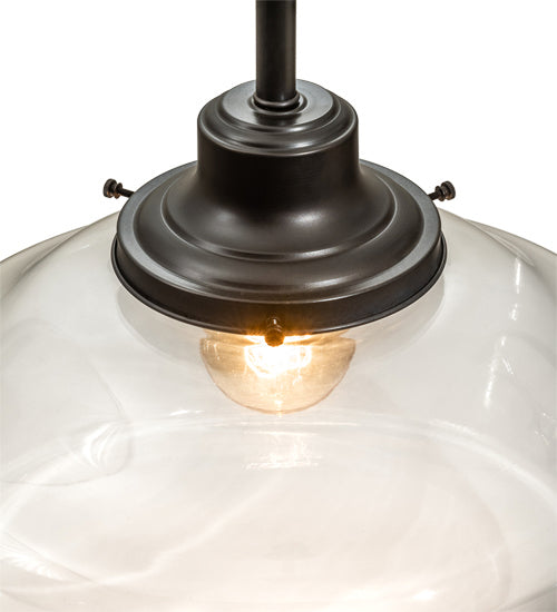 Meyda Tiffany 237461 One Light Pendant, Craftsman Brown