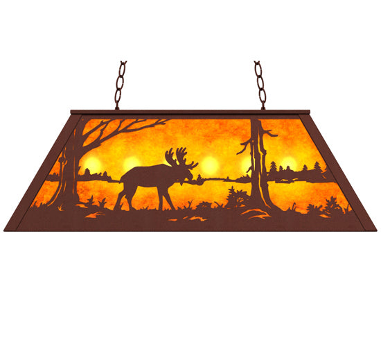 Meyda Tiffany 38700 Six Light Pendant, Rust