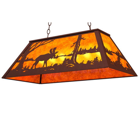 Meyda Tiffany 38700 Six Light Pendant, Rust