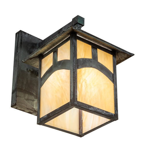 Meyda Tiffany 54988 One Light Wall Sconce, Craftsman Verdigris