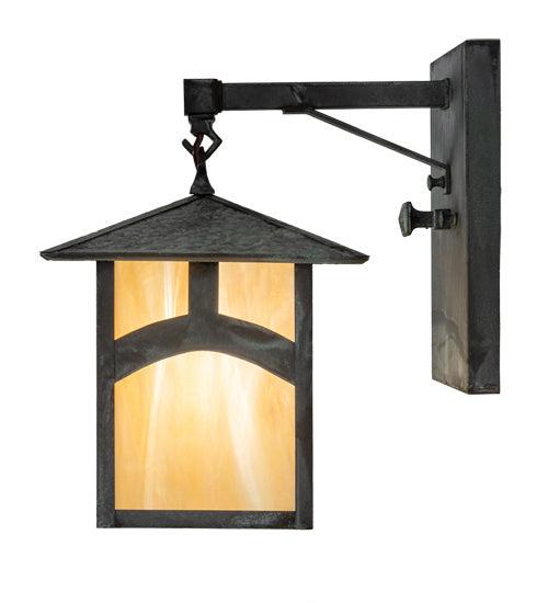 Meyda Tiffany 54988 One Light Wall Sconce, Craftsman Verdigris