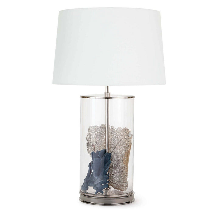 Regina Andrew 13-1438PN One Light Table Lamp, Clear