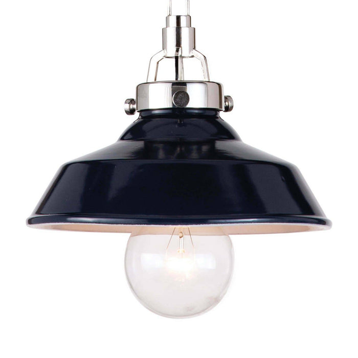 Regina Andrew 16-1302NAV One Light Pendant, Blue