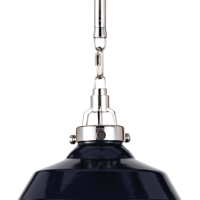 Regina Andrew 16-1302NAV One Light Pendant, Blue