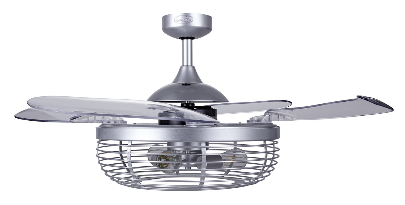 Beacon Lighting 51105101 48``Ceiling Fan, Gray Silver