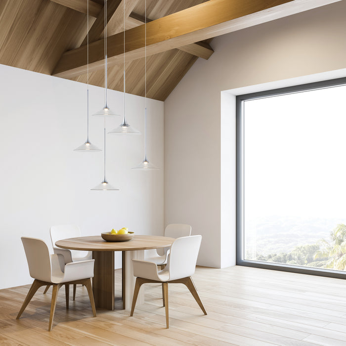 ET2 E21536-24PC LED Pendant, Polished Chrome