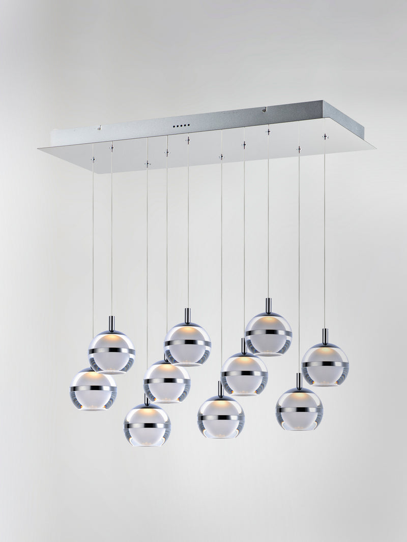 ET2 E24599-93PC LED Pendant, Polished Chrome